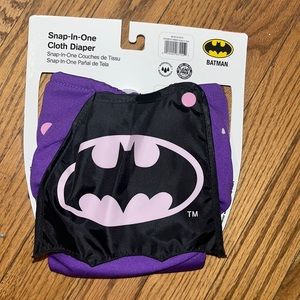 Bumkins Snap-In-One Cloth Diaper Batman Cape